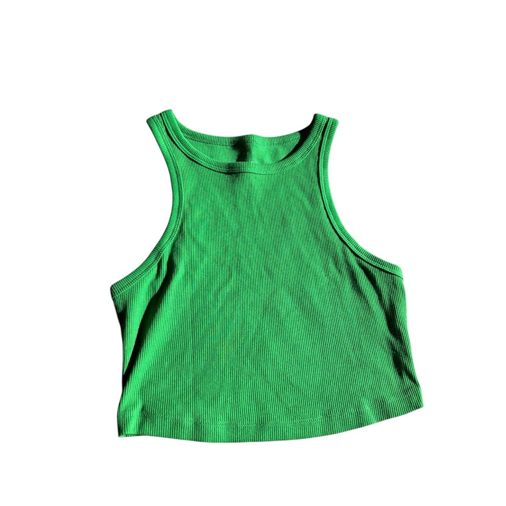 Wild Fable Green Cropped Tank Top